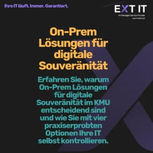 On-Prem Lösungen für digitale Souveränität